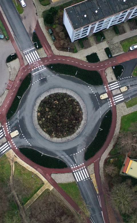 Stad Land Water Infrastructuur Rotonde