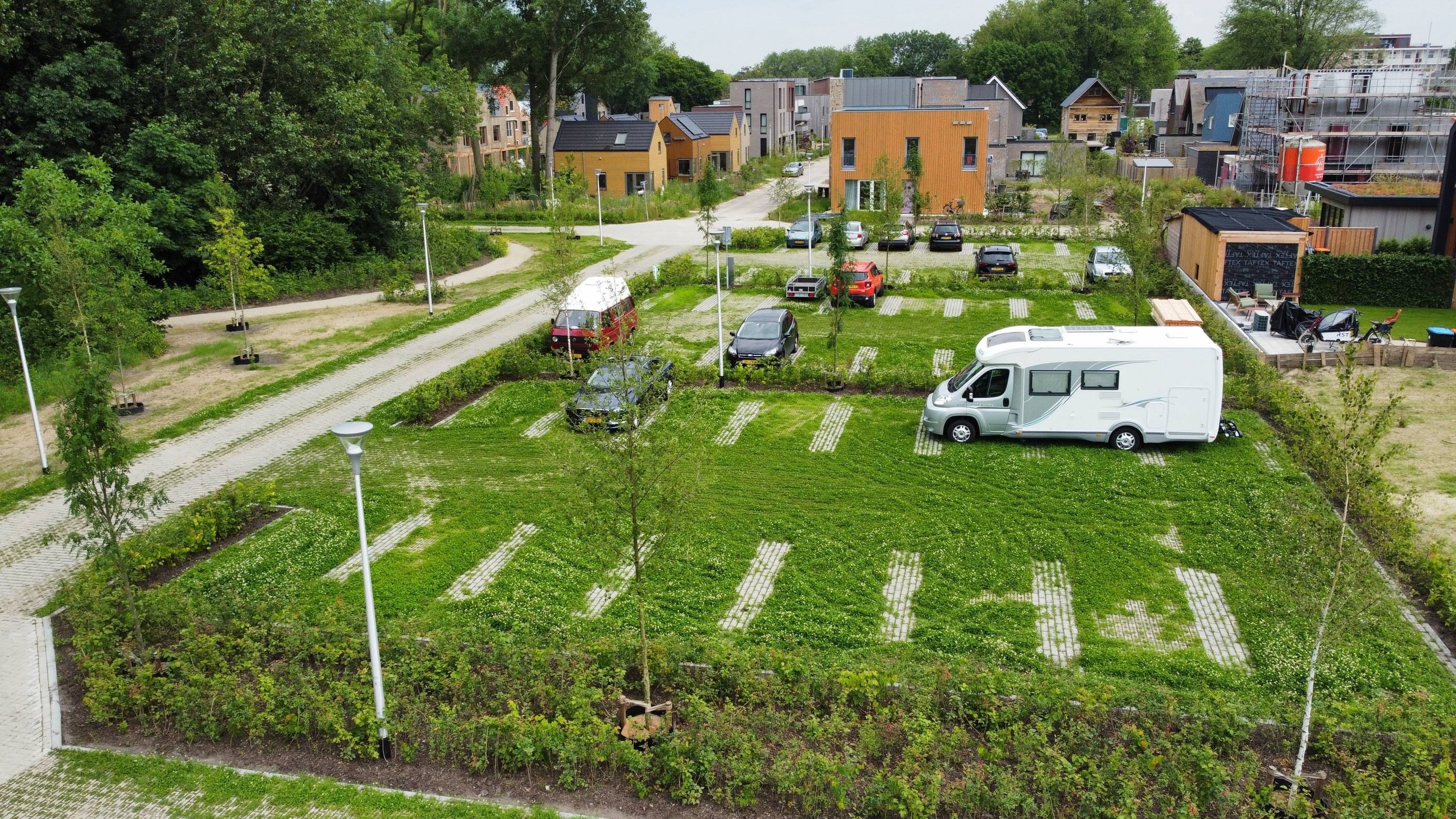 Stad Land Water Klimaat Groenparkeren