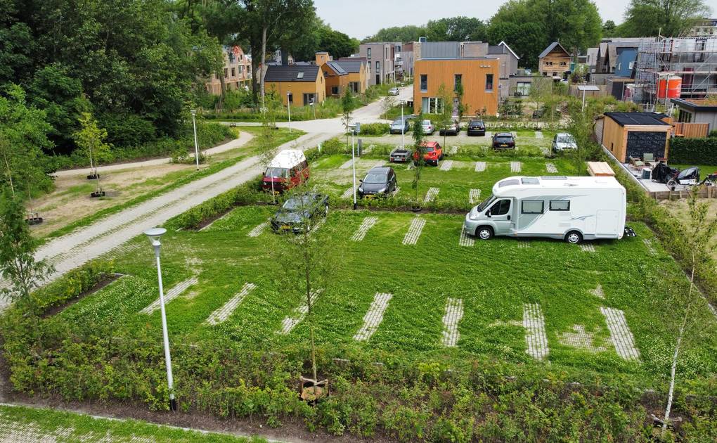 Stad Land Water Klimaat Groenparkeren