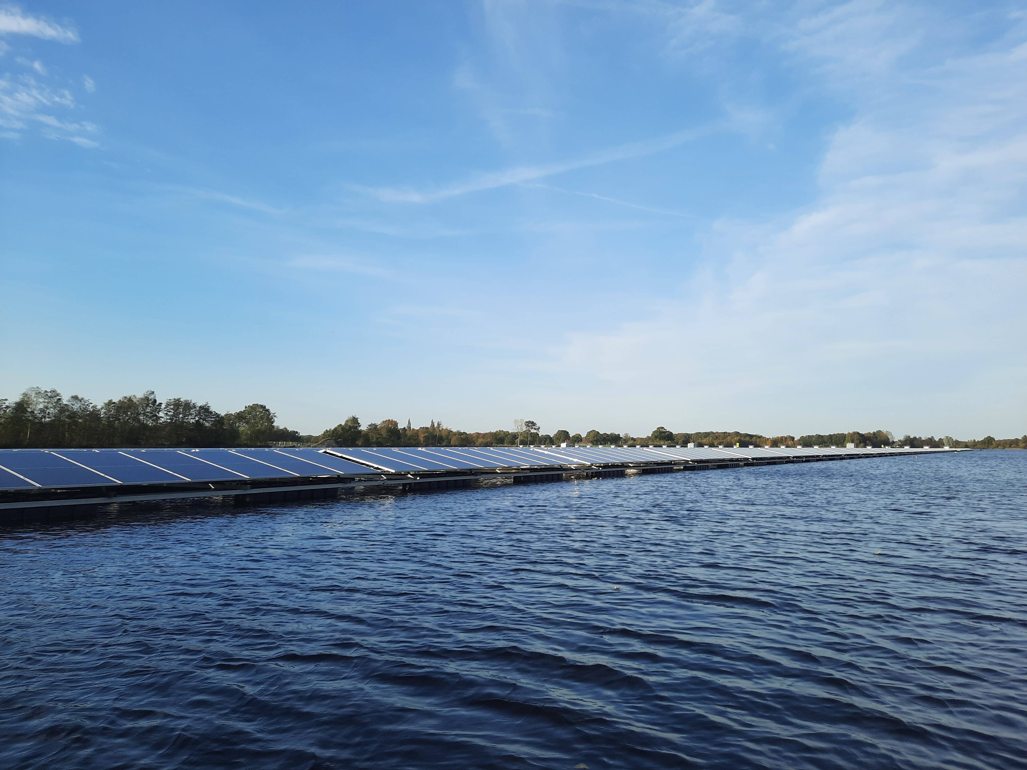 Stad Land Water Zonnepark Water Afstand