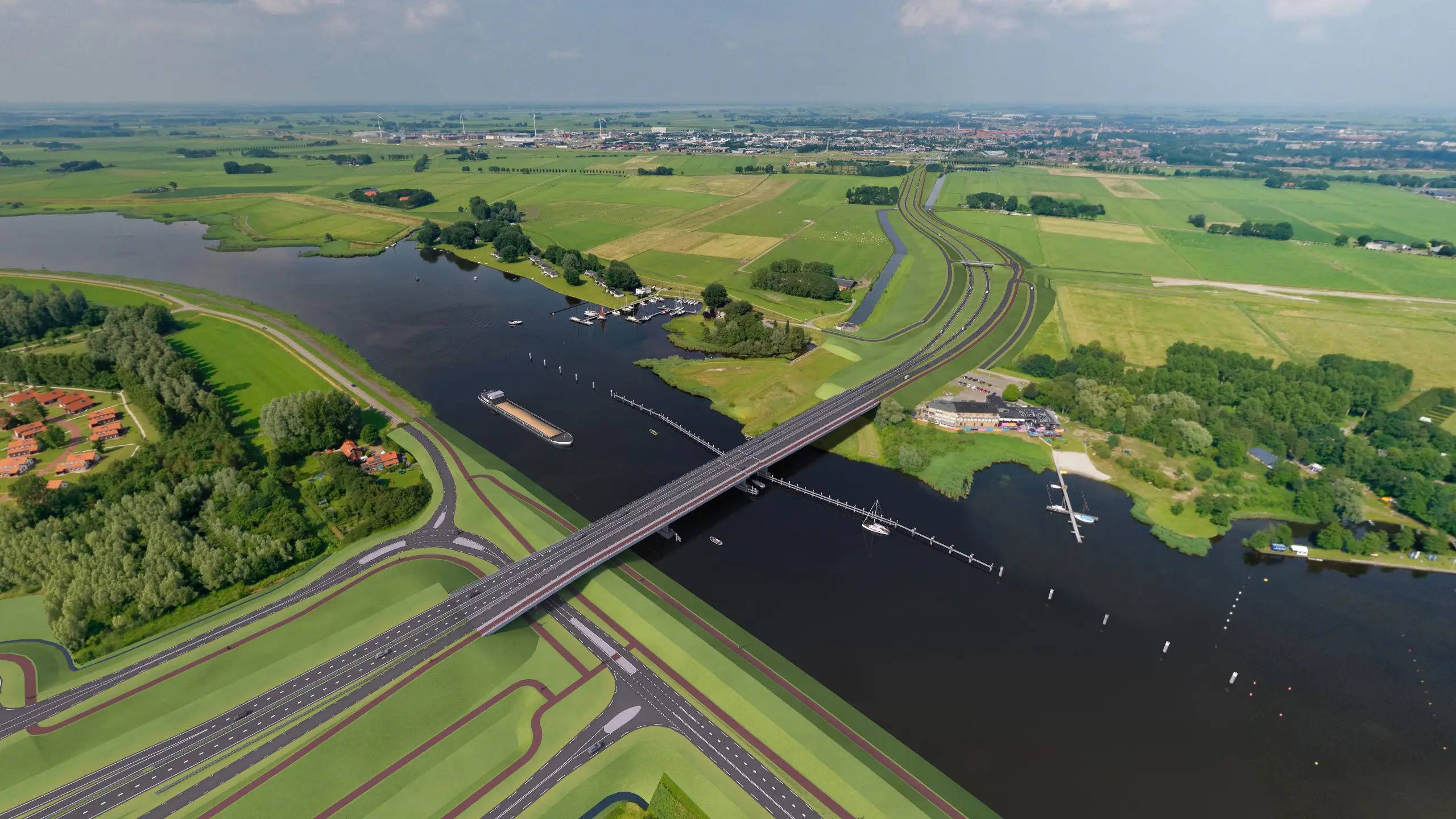 Aanleg persleidingen Roggebot Kampen