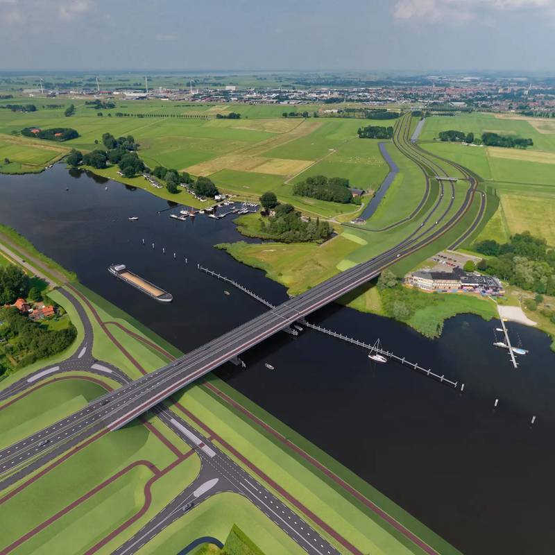 Aanleg persleidingen Roggebot Kampen