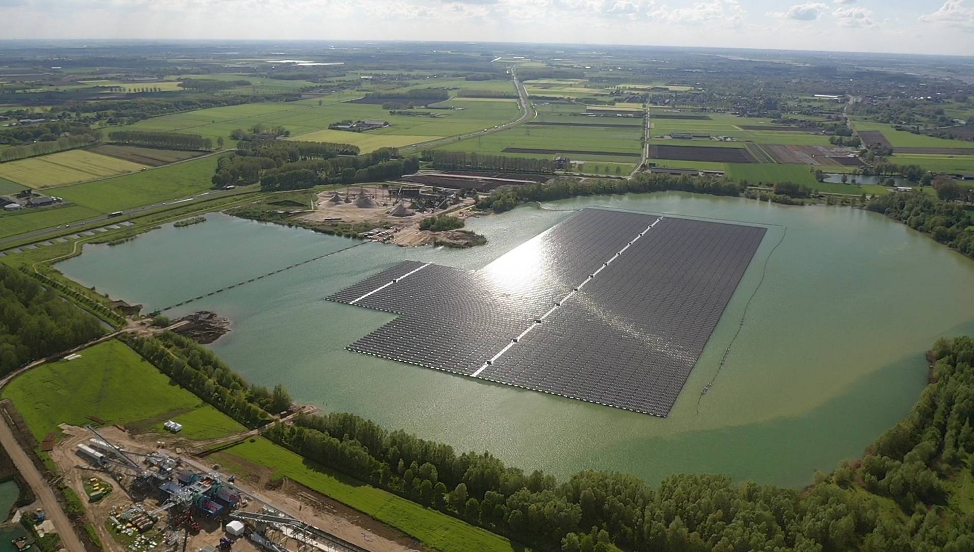 Bloeiend energiepark