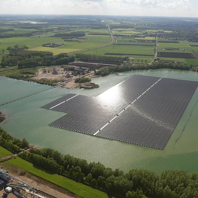 Bloeiend energiepark