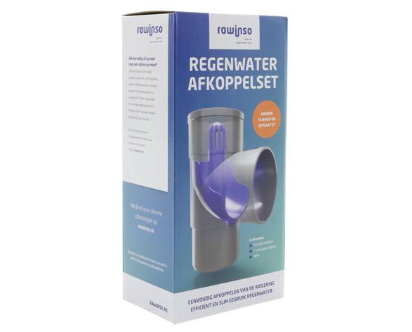 Regenwater afkoppelset verpakking voorzijde