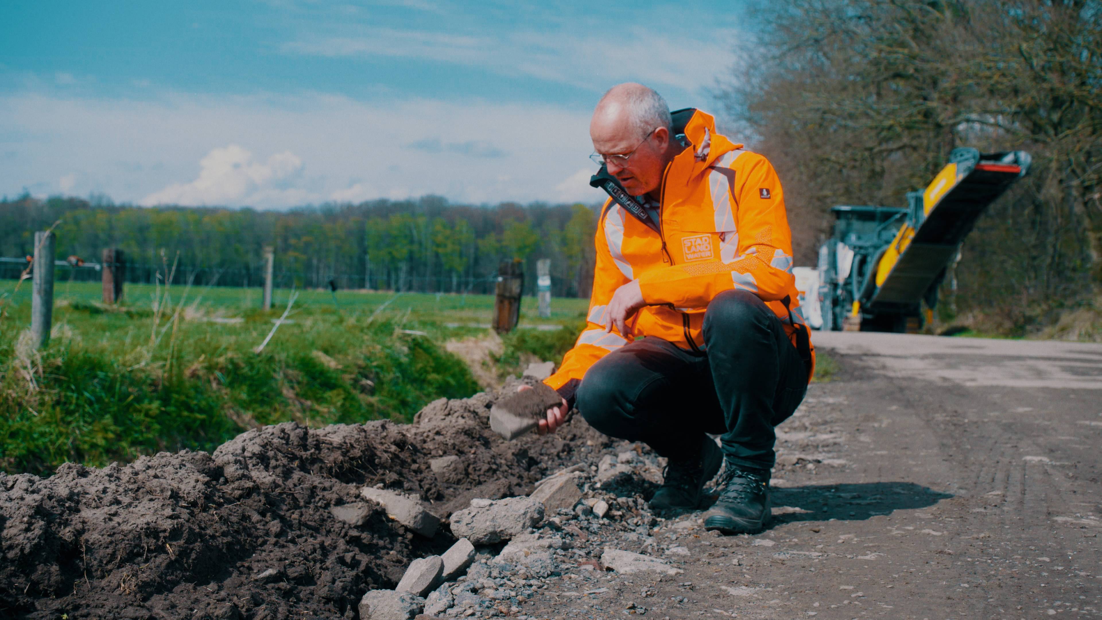 Stadlandwater onderzoekenadcies Grond